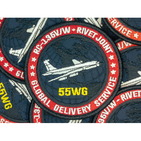 55th Wing RC-135 - Global Delivery Service | Busy Relay/Tail Swap
