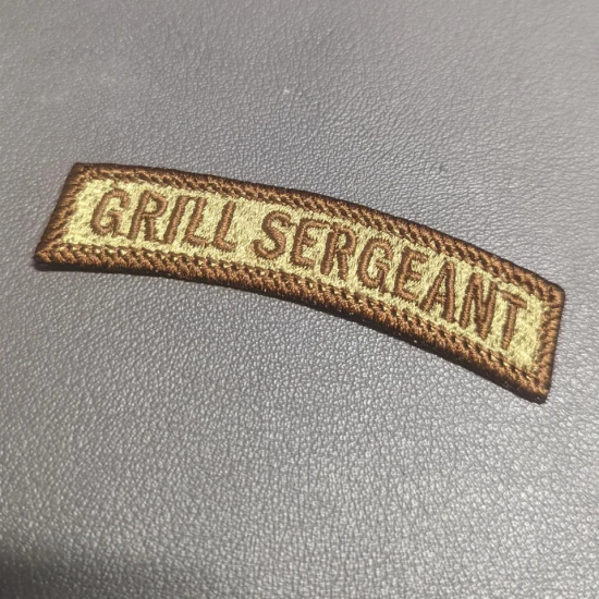 Grill Sergeant | Duty Tab Patch